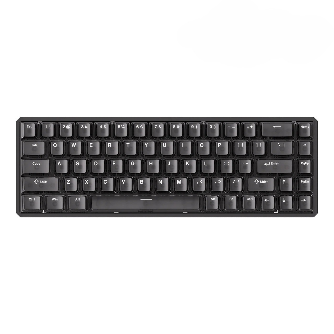 Akko Mod68 He Black Transparent Astroaim Magnetic Switch 8k Hz Hall Effect Hotswap Argb Kablosuz İngilizce Mekanik Gaming Klavye