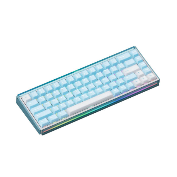 Akko Ray68 He Blue White Astroaim Magnetic Switch 8k Hz Hall Effect Hotswap Argb Kablosuz İngilizce Mekanik Gaming Klavye 3