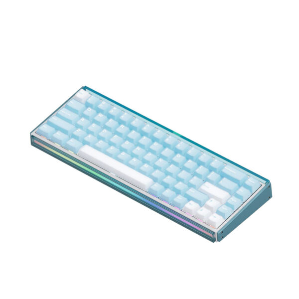 Akko Ray68 He Blue White Astroaim Magnetic Switch 8k Hz Hall Effect Hotswap Argb Kablosuz İngilizce Mekanik Gaming Klavye 5