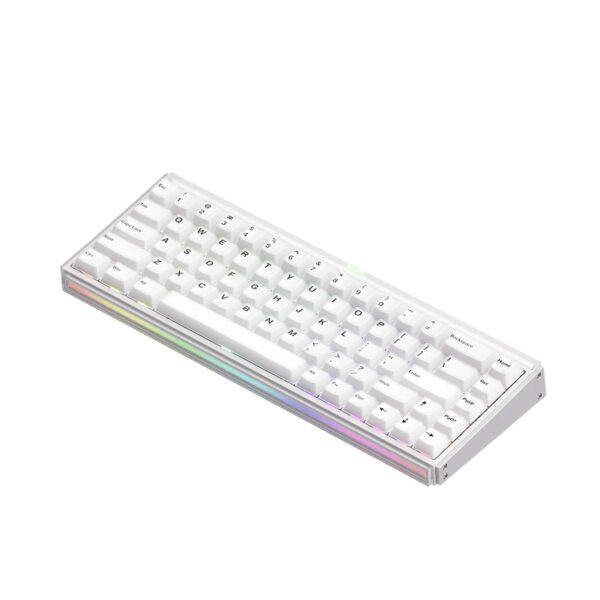 Akko Ray68 He White Astroaim Magnetic Switch 8k Hz Hall Effect Hotswap Argb Kablosuz İngilizce Mekanik Gaming Klavye 5