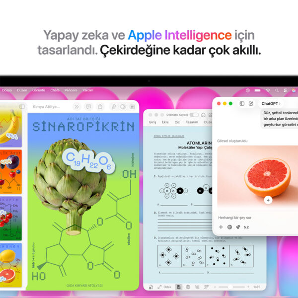 Apple Macbook Neo A18 Pro 6 Cekirdek Cpu 5 Cekirdek Gpu 8gb Ram 256gb Ssd 13 Inc Pastel Pembe Laptop Mhfh4tu A 7