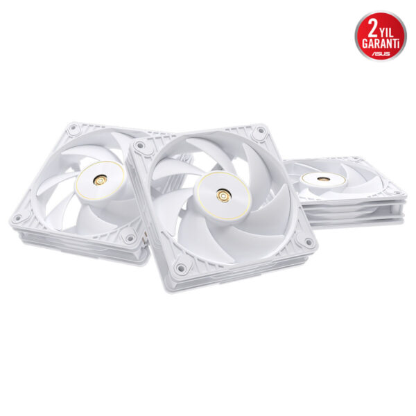 Asus Proart Pf120 Pwm 120mm Beyaz 3lu Kasa Fani 2