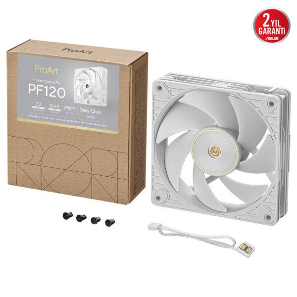 Asus Proart Pf120 Pwm 120mm Beyaz Kasa Fani 15