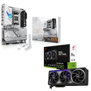 Asus Rog Astral Geforce Rtx 5080 Oc 16gb Ekran Kartı + Asus Rog Strix X870 A Gaming Wifi Anakart 1