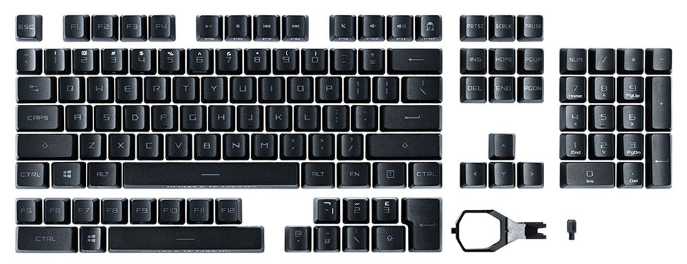 ROG PBT Doubleshot Keycap Set for ROG RX Switches ROG PBT Doubleshot Keycap Set for ROG RX Switches