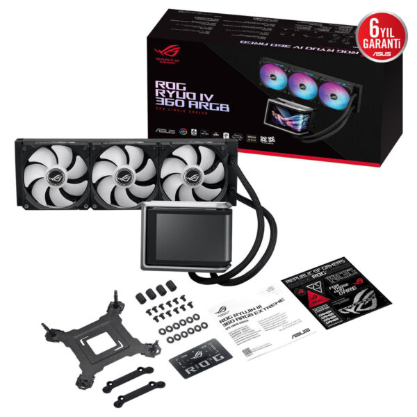 Asus Rog Ryuo Iv 360 Argb 360mm Intel Amd Uyumlu İşlemci Sıvı Soğutucu 15