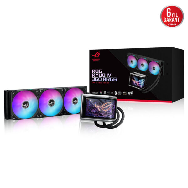 Asus Rog Ryuo Iv 360 Argb 360mm Intel Amd Uyumlu İşlemci Sıvı Soğutucu 2