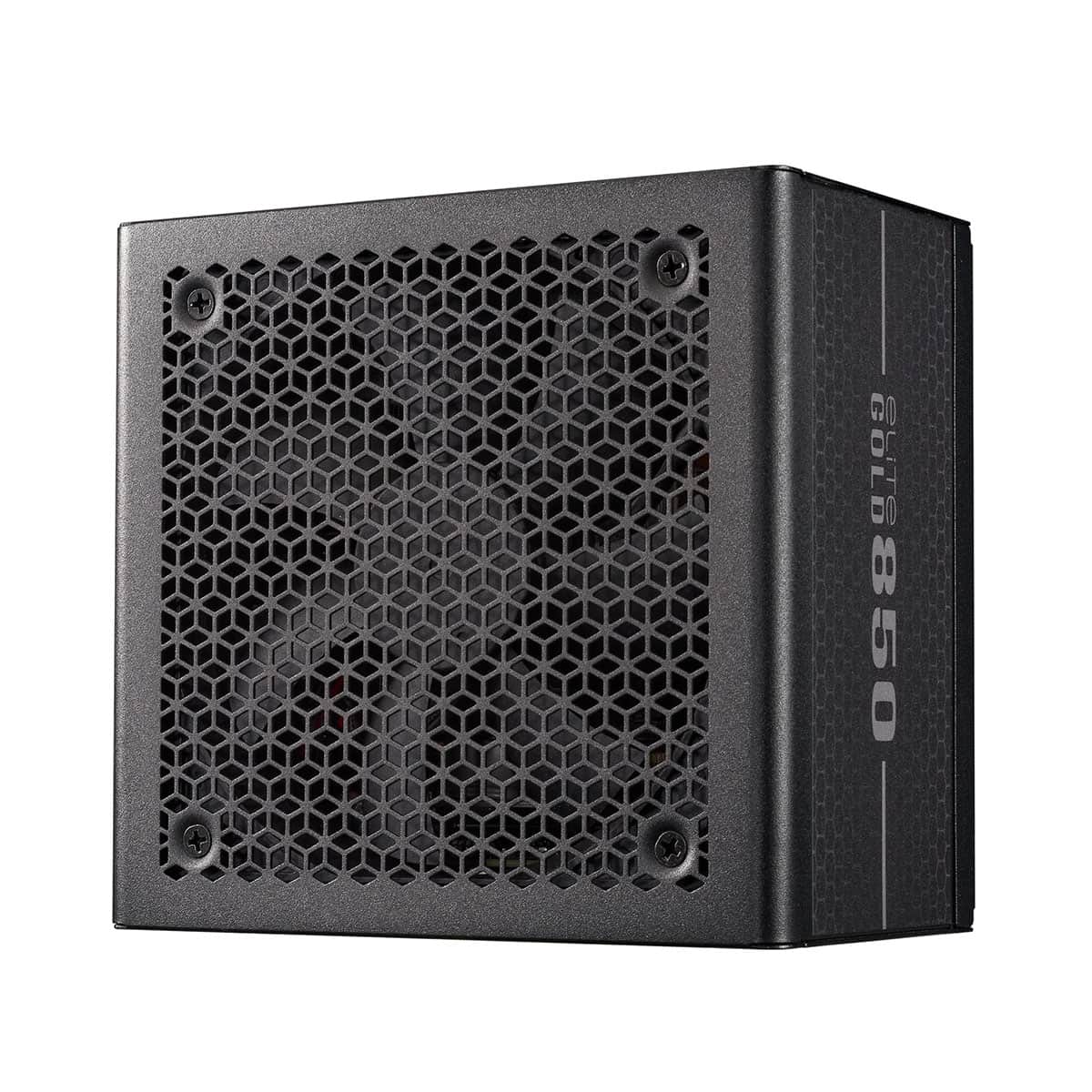 Cooler Master Elite Gold 850W 80+ Gold PCIe 5.1 tam modüler güç kaynağı, yüksek verimlilik ve güvenilirlik sağlar, oyun ve yüksek performanslı bilgisayarlar için ideal.