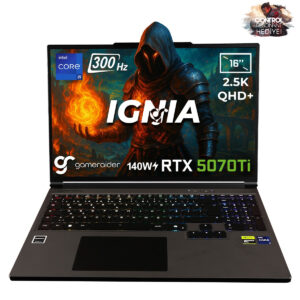 Gameraider Ignia Gr16 Intel Core I9 14900hx Geforce Rtx 5070ti 12gb 140w 24gb Ddr5 1tb Ssd 16 Inç 2.5k Qhd+ 300hz Freedos Gaming Laptop Çanta Hediyeli Control Resonant Hediyeli 1