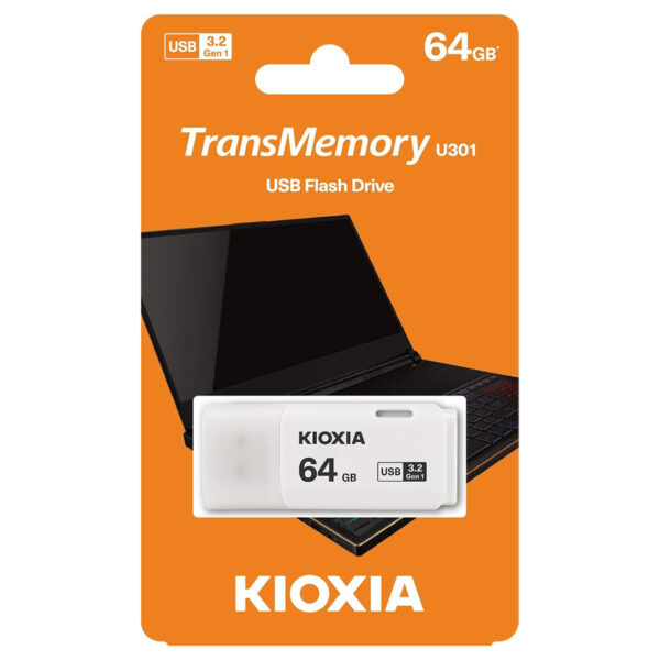 Kioxia Transmemory U301 Beyaz 64gb Usb 3 2 Flash Bellek 3