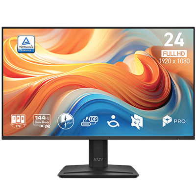 MSI PRO MP242 E14C 23.8 inç 144Hz 1ms Monitör – görsel 1