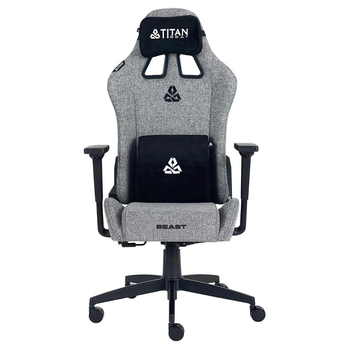 Titanseat Beast Bel Destekli 3d Hafizali Sunger Chromium Kumas Oyuncu Koltugu 1