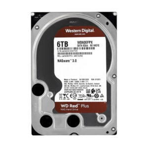 WD Red Plus 6TB 5400Rpm SATA 3.0 NAS Hard Disk, yüksek kapasite ve güvenilirlik sunar. 3.5 inç boyutunda, 256MB önbellekli, 5400 devir/dakika hızında, NAS ve depolama çözümleri için ideal.