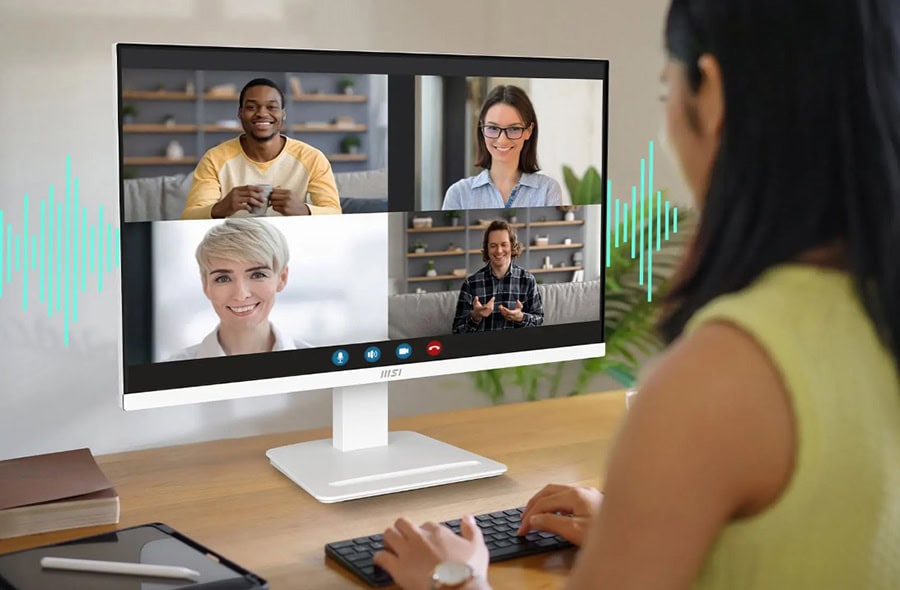 MSI PRO MP273W E14A 27 inç Monitör – Dahili Hoparlörler