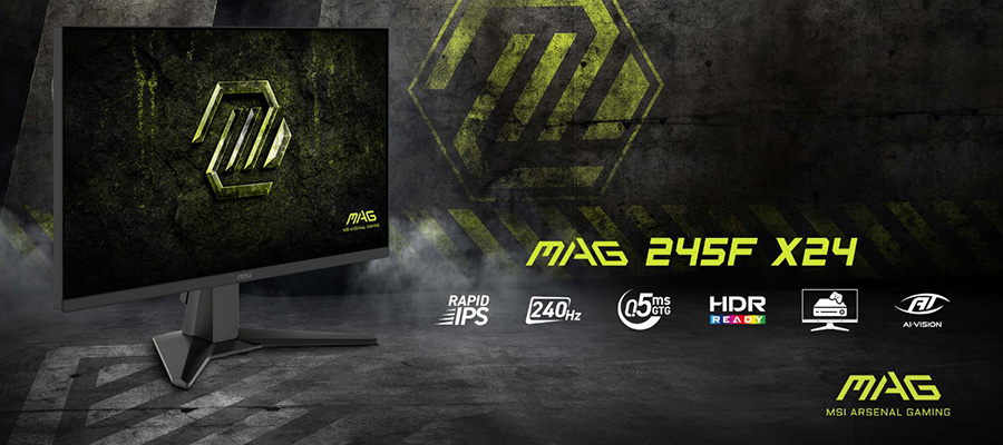MSI MAG 245F X24 Gaming Monitör H2
