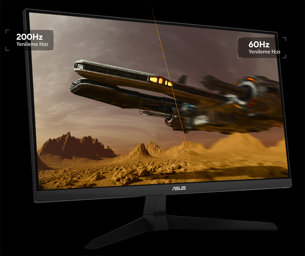 TUF Gaming VG259QL5A ASUS TUF Gaming VG259QL5A 24.5 inç 200Hz 0.3ms Full HD Adaptive Sync Fast IPS Pivot Gaming Monitör h4