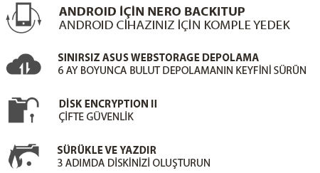 ASUS ZenDrive U9M SDRW-08U9M-U Black M-DISC Destekli Harici Ultra İnce DVD Yazıcı h8