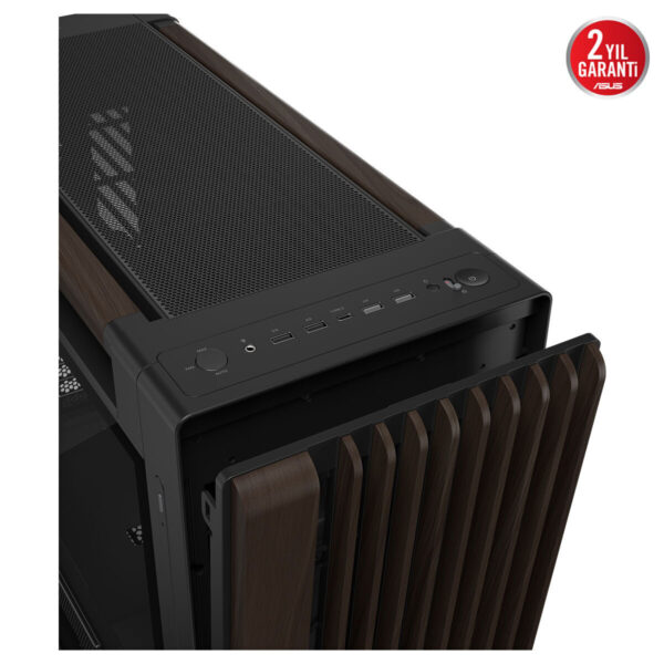 Asus Proart Pa602 Wood Edition Temperli Cam Usb 3.2 Mid Tower E Atx Kasa 5