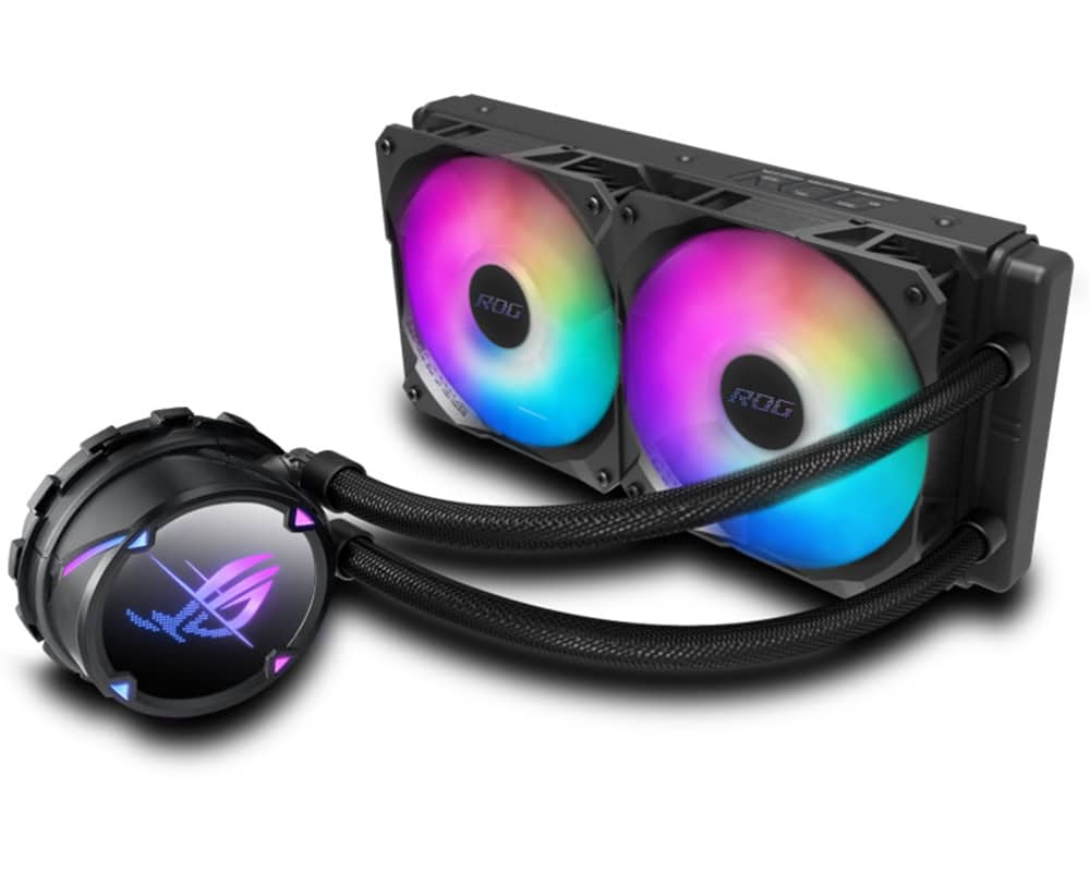 ROG STRIX LC II 240 ARGB ARGB aydınlatmalı ASUS ROG Strix LC II 240mm İşlemci Sıvı Soğutucu, Intel ve AMD uyumlu, yüksek performanslı ve şık tasarımıyla gaming ve overclocking sistemleri için ideal.