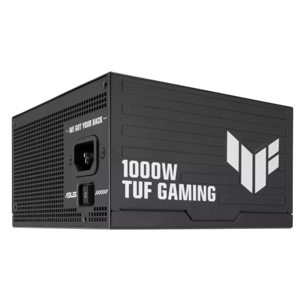 ASUS TUF Gaming 1000W 80+ Platinum güç kaynağı, yüksek performans ve enerji verimliliği sağlayan dayanıklı bir bilgisayar bileşenidir.