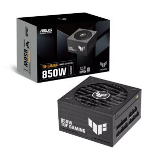 ASUS TUF GAMING 850W 80+ Platinum güç kaynağı, yüksek performans ve dayanıklılık sunar. Oyun ve yüksek performanslı sistemler için ideal, enerji verimli ve güvenilir güç kaynağı.