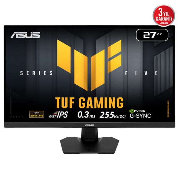 Asus Tuf Gaming Vg27aqme5f 27 Inc 255hz 0 3ms 2k Qhd Adaptive Sync Fast Ips Gaming Monitor Fc2