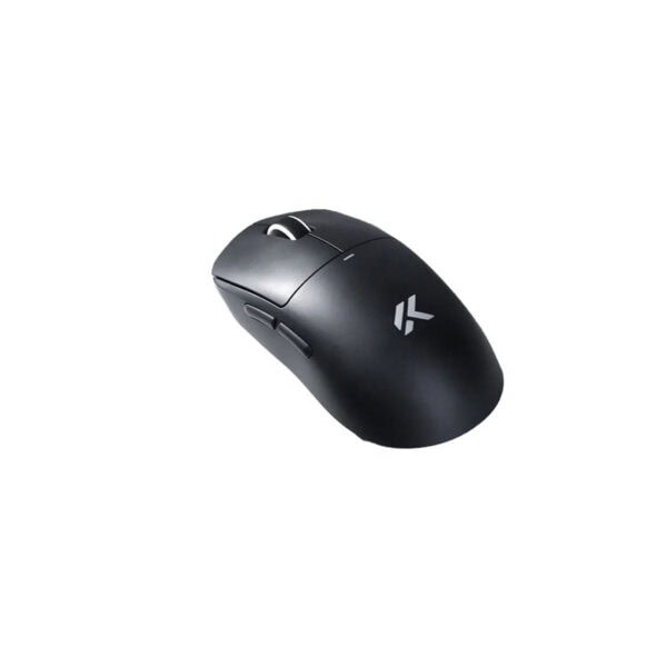 Siyah renkli MCHOSE A5 V3 kablosuz oyun faresi, 8K Hz bağlantı hızı ve ergonomik tasarımıyla yüksek performans sağlar. Oyun tutkunları için ideal, hassas ve hızlı hareket imkanı sunar.