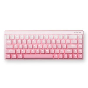 Ace 68 Air Peach Gradient RGB Mekanik Klavye, manyetik Kailh Hall Effect switch, Hotswap özelliği, RGB aydınlatma, oyun ve profesyonel kullanım için ideal.