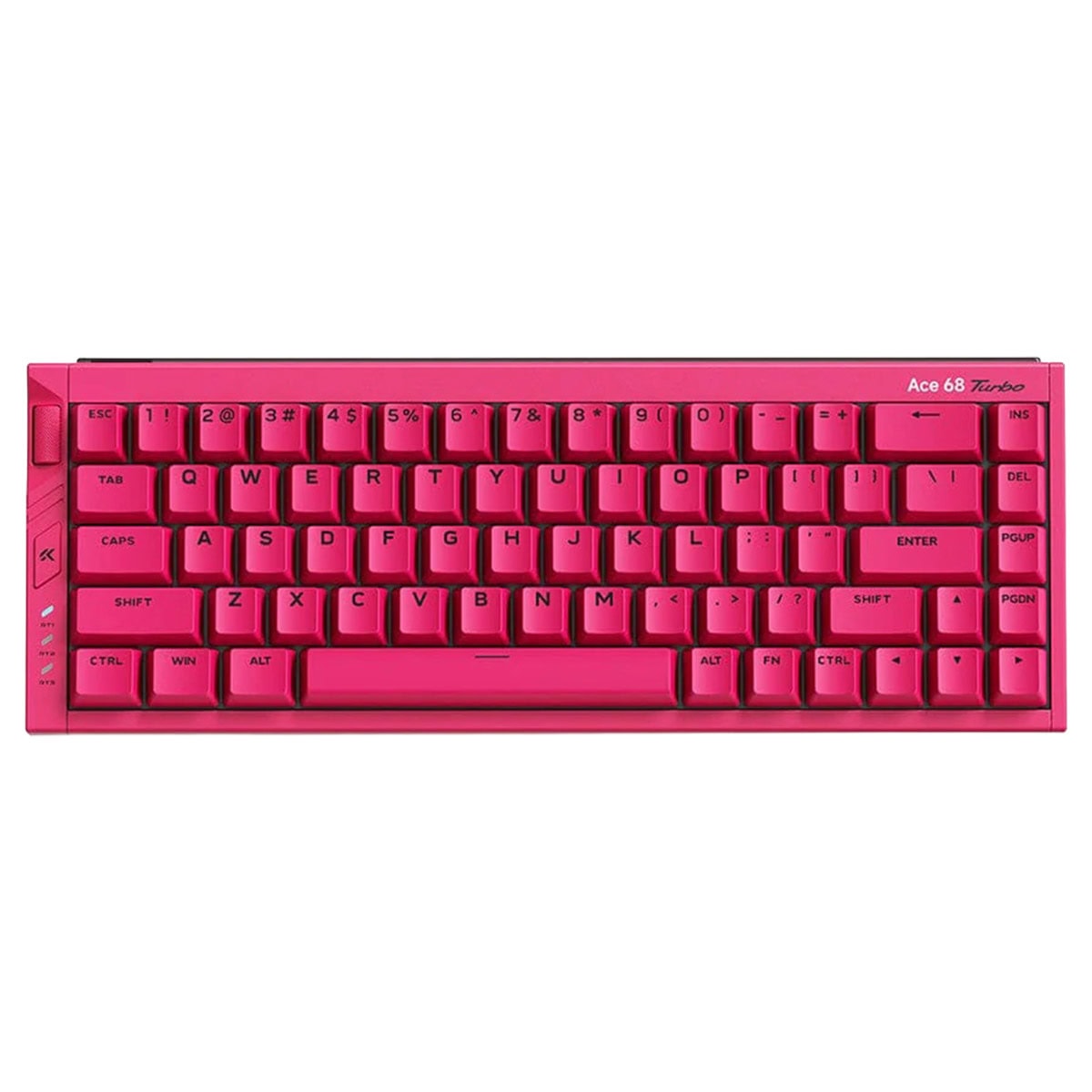 Ace 68 Turbo Esports Berry Red Mount Tai Magnetic Switch RGB Hotswap Gaming Klavye.