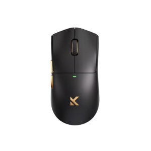 MCHOSE K7 Ultra Siyah kablosuz oyun faresi, 8K Hz hız ve ergonomik tasarımıyla yüksek performans sağlar. Oyun ve ofis kullanımı için ideal, şık ve dayanıklı yapıya sahiptir.