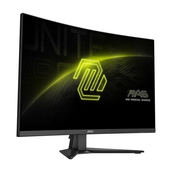 Yüksek performanslı MSI MAG 321CQF 31.5 inç 2K WQHD kavisli oyun monitörü, 180Hz yenileme hızı ve 0.5ms tepki süresi ile akıcı oyun deneyimi sağlar.