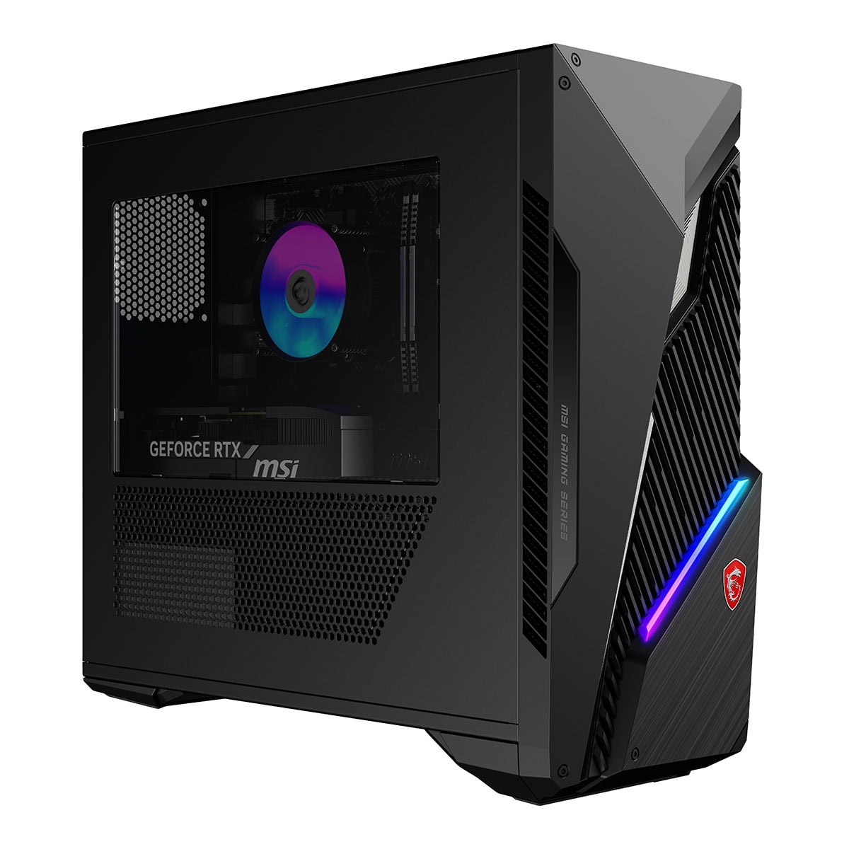 Yüksek performanslı MSI MAG INFINITE S3 14NVL5-3276EU, Intel Core i5-13400F ve GeForce RTX 5060 8GB ekran kartı ile güçlü oyun deneyimi sağlar.