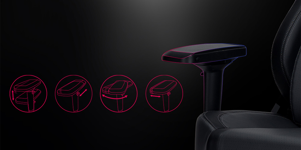 ROG Chariot X Core (Wide) ASUS ROG Chariot X Core SL301CW Siyah Oyuncu Koltuğu h4