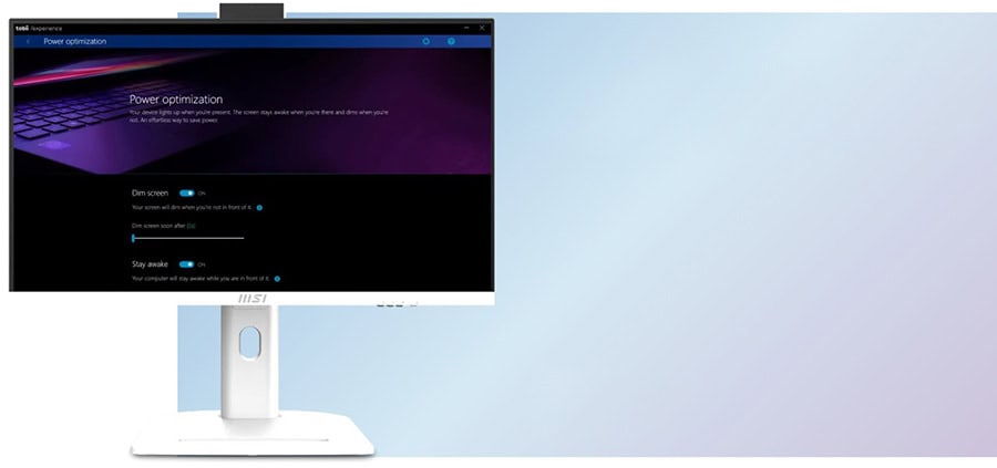 Güç optimizasyonu ekranında bilgisayar güç ayarlarını yapılandırma ve enerji tasarrufu sağlama seçenekleri gösterilmektedir.
