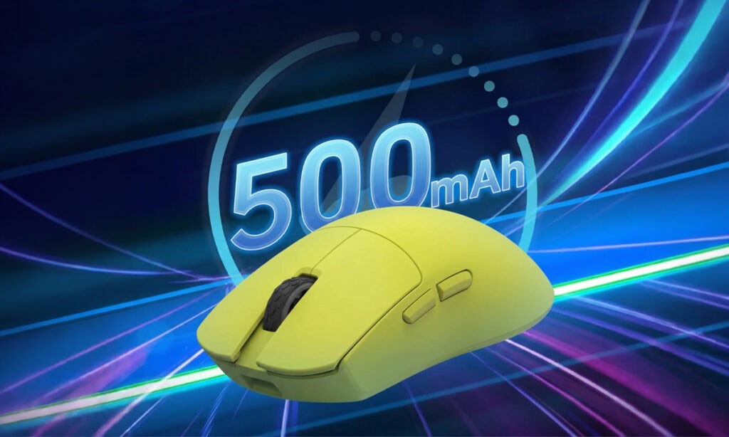 Yüksek kapasiteli 500 mAh pil ile uzun süre kullanım sağlayan kablosuz mouse. Modern tasarımı ve ergonomik yapısıyla bilgisayar ve oyun deneyimini artırır.