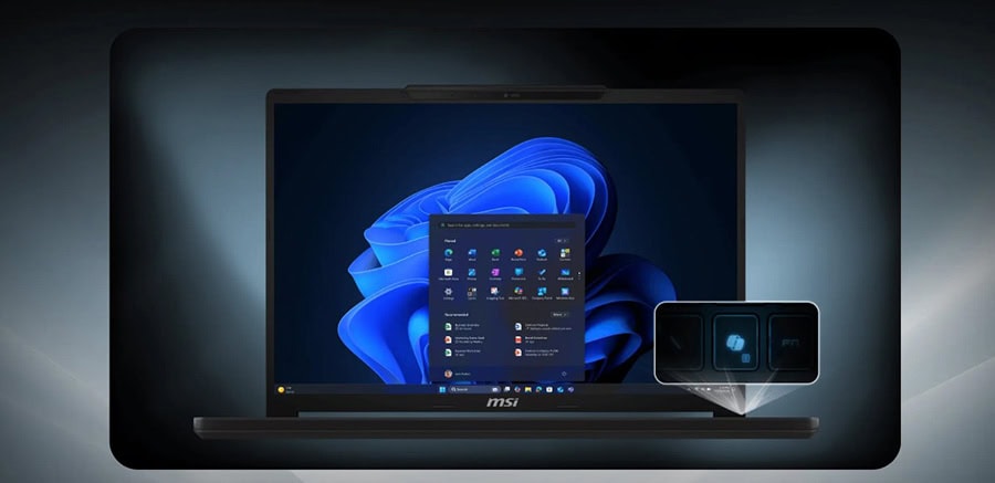 MSI Crosshair A16 HX oyun laptopu, 16 inç 2K QHD+ ekran ve GeForce RTX 5070 grafik kartı ile yüksek performans sağlar.