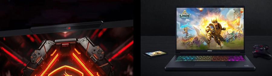MSI Crosshair A16 HX gaming laptop ve gaming donanım detayları, yüksek performanslı ekran ve klavye özellikleriyle dikkat çekiyor.