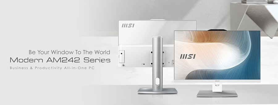 MSI MODERN AM242P 1M-2288EU Intel Core 7-150U 16GB DDR5 512GB SSD 23.8 inç Full HD FreeDos All In One Bilgisayar h2