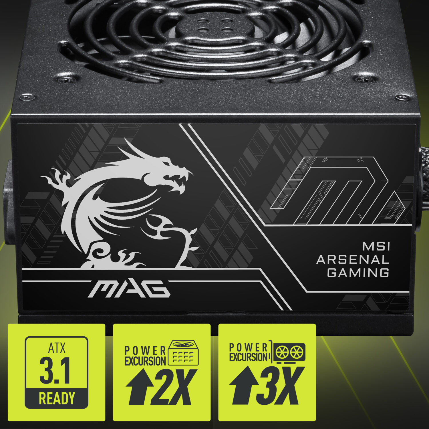 MSI MAG A750BN PCIE5 II ATX 3.1 desteği