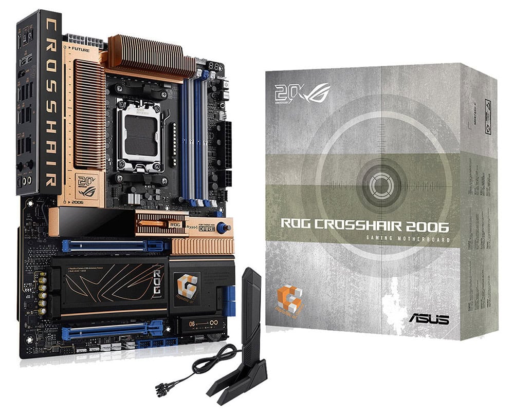 ROG CROSSHAIR 2006 ASUS ROG CROSSHAIR 2006 9600MHz (OC) DDR5 Soket AM5 M.2 HDMI USB4 ATX Anakart h1