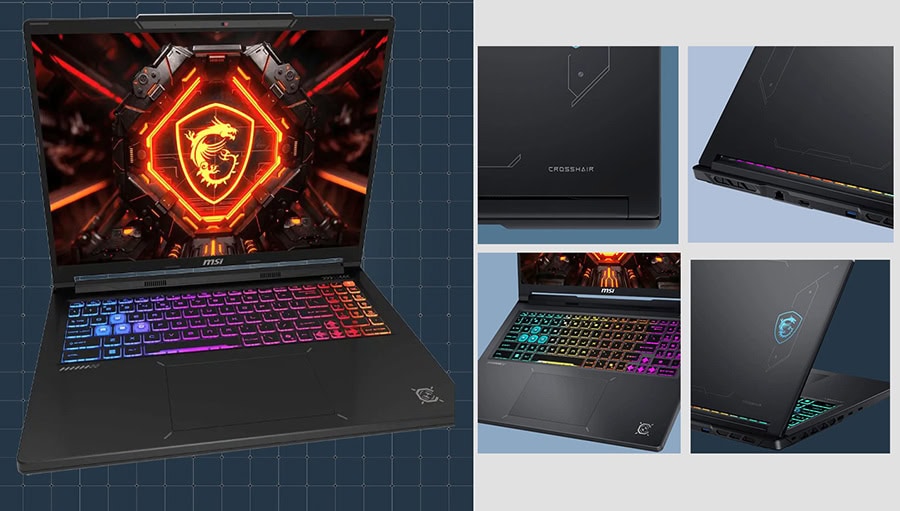 MSI CROSSHAIR 16 HX E14WGK-046XTR Intel Core i9-14900HX GeForce RTX 5070 8GB 115W 16GB DDR5 1TB SSD 16 inç 2K QHD+ 240Hz FreeDos Gaming Laptop h4