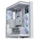 Asus Rog Cronox Gr801 White Edition Argb Panaromik Temperli Cam Lcd Ekranlı Full Tower E Atx Gaming Kasa 1