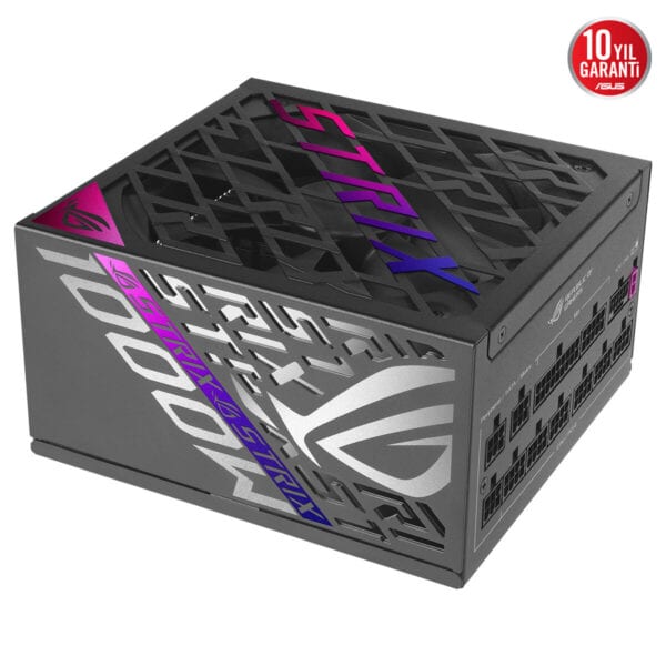 ASUS ROG Strix 1000W Platinum güç kaynağı, yüksek performans ve dayanıklılık sunan modüler güç kaynağı.