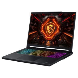 MSI CROSSHAIR A16 HX oyun dizüstü bilgisayarı, 16 inç 2K QHD+ ekran ve RGB aydınlatmalı klavye ile yüksek performanslı oyun deneyimi sunar.
