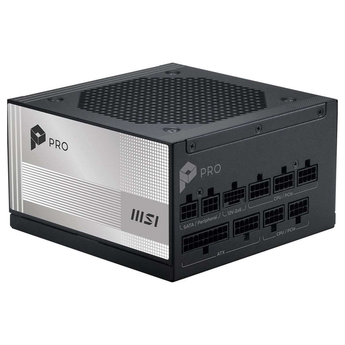 MSI PRO A1000PL 1000W 80+ Platinum PCIe 5.1 güç kaynağı, modüler tasarım ve yüksek performanslı güç sağlama özellikleriyle dikkat çekiyor.