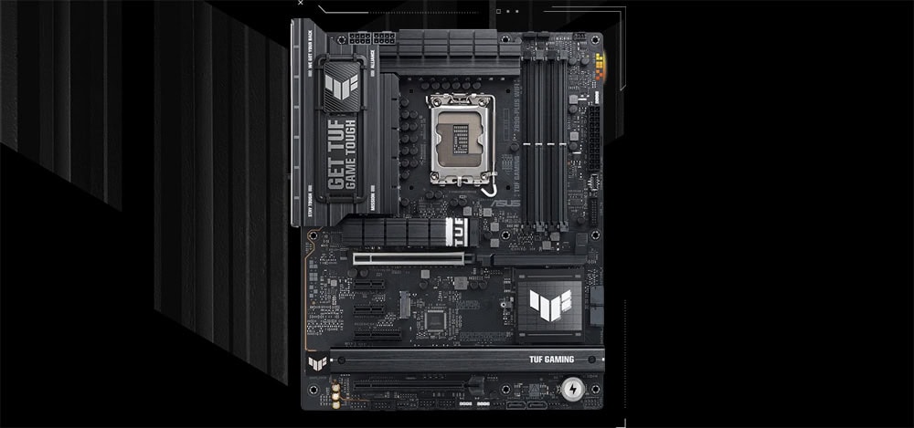 TUF Gaming Z890-Plus WiFi asus-tuf-gaming-z890-plus-wifi-9066mhz-oc-ddr5-soket-lga1851-m-2-hdmi-dp-atx-anakart