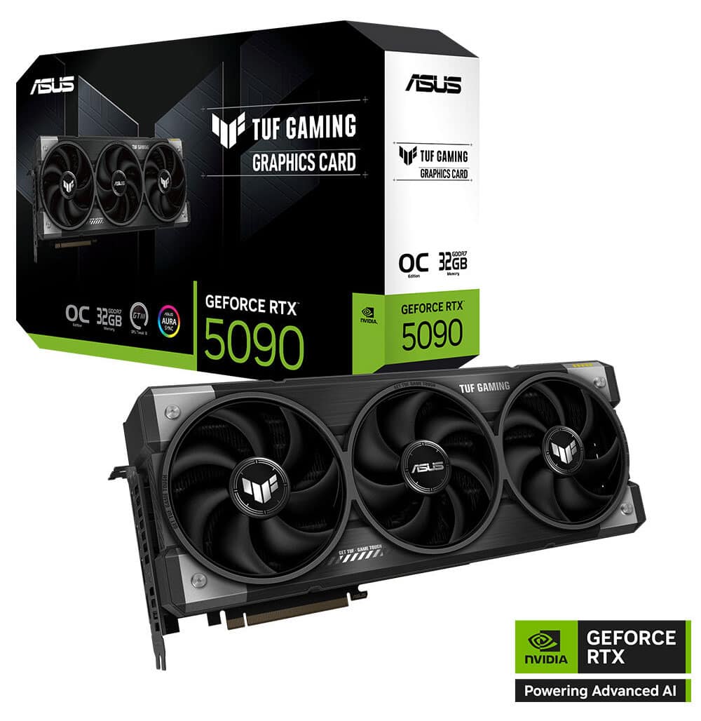 ASUS TUF Gaming GeForce RTX™ 5090 32GB GDDR7 OC Edition ASUS TUF Gaming GeForce RTX 5090 OC 32GB GDDR7 512 Bit DLSS 4 Ekran Kartı h1