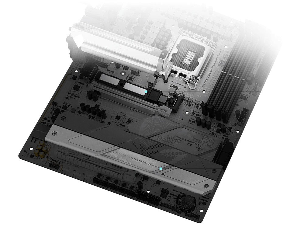 ROG Strix Z890-A Gaming WiFi asus-rog-strix-z890-a-gaming-wifi-8600mhz-oc-ddr5-soket-lga1851-m-2-hdmi-dp-atx-anakart