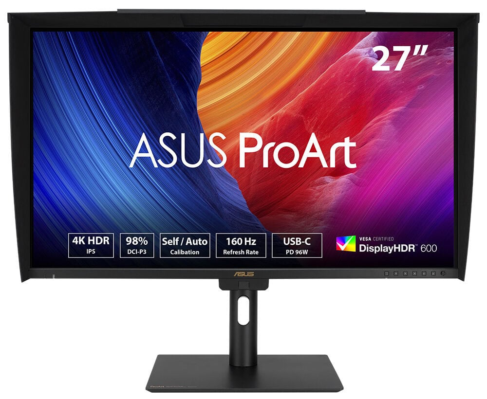 ASUS ProArt PA27UCGE 27 inç 160Hz 1ms 4K UHD Adaptive Sync IPS Pivot Monitör h1