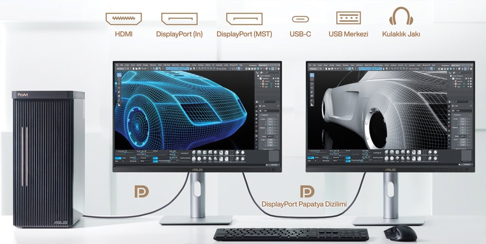ASUS ProArt PA248CRV 24.1 inç 75Hz 5ms WUXGA Adaptive Sync IPS Pivot Monitör h12